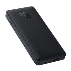 Зовнішній акумулятор Baseus Airpow Lite Power Bank 10000mAh 15W Cosmic Black (With Simple Series Data Cable USB to Type-C 30cm Black)