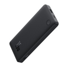 Зовнішній акумулятор Baseus Airpow Lite Power Bank 10000mAh 15W Cosmic Black (With Simple Series Data Cable USB to Type-C 30cm Black)