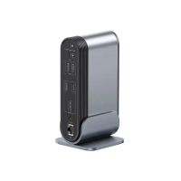 USB-хаб Baseus UnionJoy 17-Port Triple-Display  Docking Station Space Grey（USB-C to HDMI4K@60Hz*2+DP4K@60Hz*1+USB3.0*3+USB-C3.0*2+USB2.0*2+PD*1+PC*1+