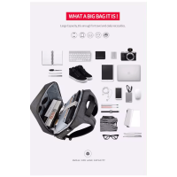 Рюкзак Tigernu T-B3361 15.6" Grey
