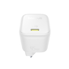 Мережевий зарядний пристрій Baseus PicoGo GaN Fast Charger 1C 45W EU Moon White