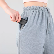 Перкусійний масажер Xiaomi WOLONOW Smart Five-speed Pocket Fascia Gun Youth Edition Black