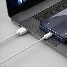 Кабель Baseus Simple Wisdom Data Cable Kit USB to iP 2.4A (2PCS/Set）1.5m White
