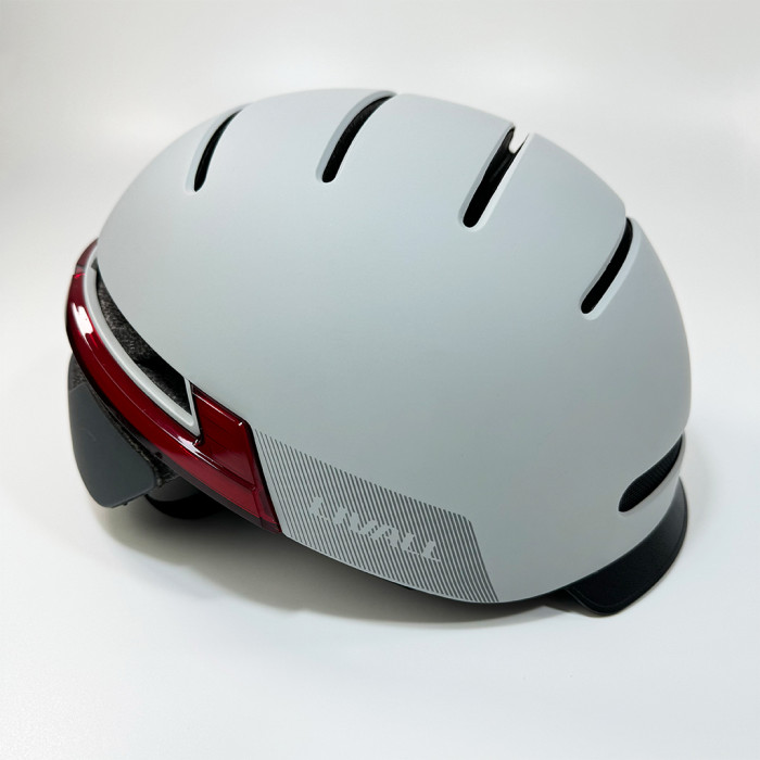 Захисний шолом Livall BH51M NEO (L) Sandstone Grey (57-61см), акустика, мікрофон, сигнали поворотів та стопів, додаток, пульт BR80, Bluetooth