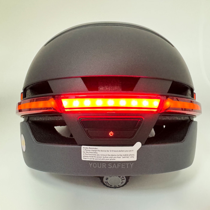 Захисний шолом Livall BH51M NEO (L) Black (57-61см), акустика, мікрофон, сигнали поворотів та стопів, додаток, пульт BR80, Bluetooth