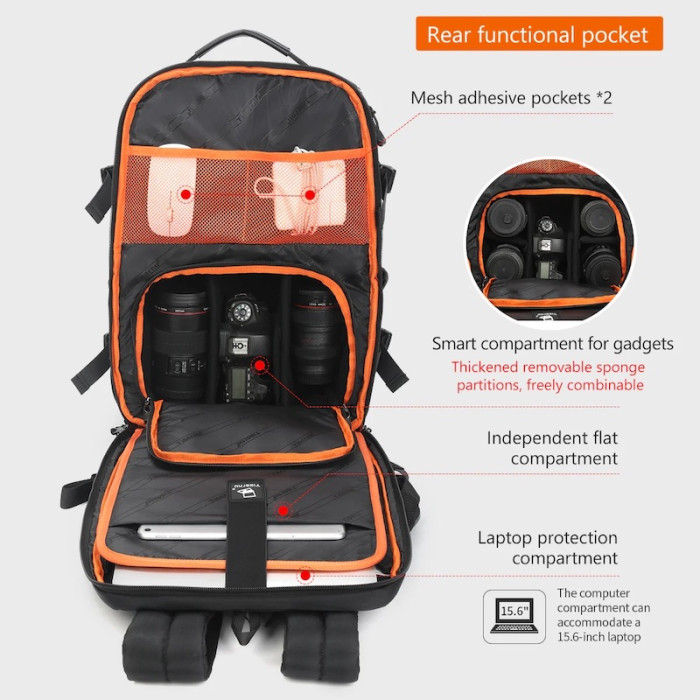 Рюкзак Tigernu T-B9235 15.6" Black