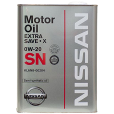 Моторна олива Nissan Extra Save X 0W-20 4л (KLAP000204)