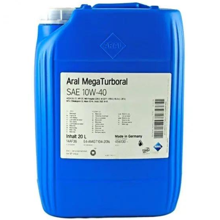 Моторна олива Aral MegaTurboral LA 10W-40 20л (15BD3B)