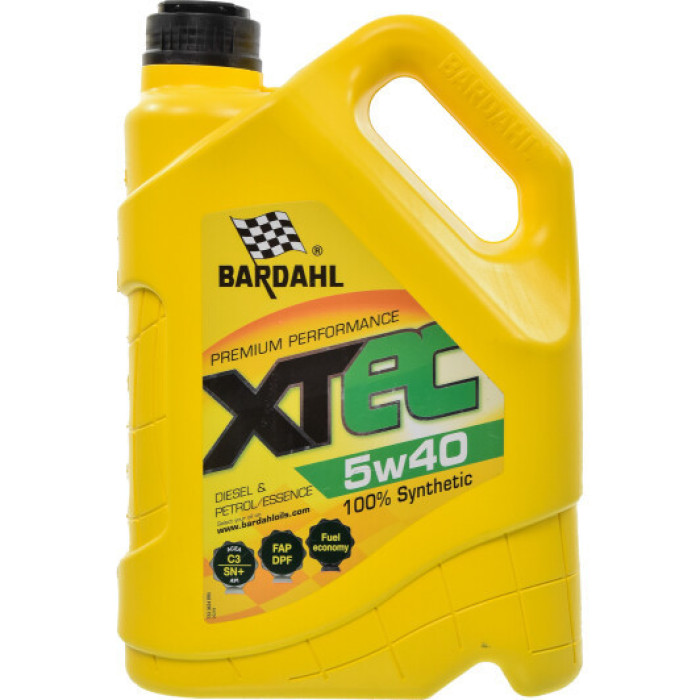 Моторна олива Bardahl Xtec 5W-40 5л (36343)