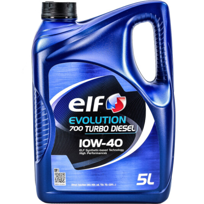 Моторна олива Elf Evolution 700 Turbo Diesel 10W-40 5л (214121)