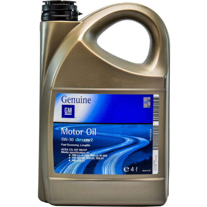 Моторна олива GM Dexos2 5W-30 4л (93165556)
