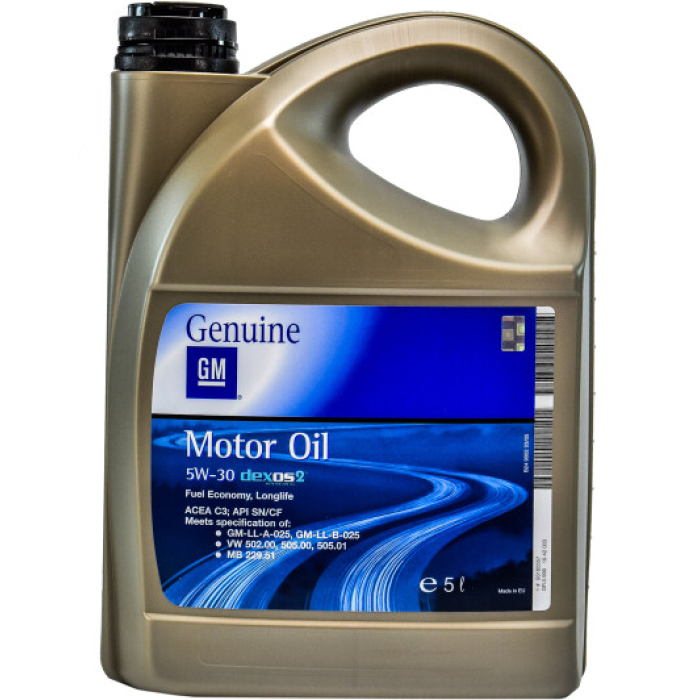 Моторна олива GM Dexos2 5W-30 5л (93165557)