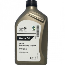 Моторна олива GM Longlife 0W-20 1л (95528693)