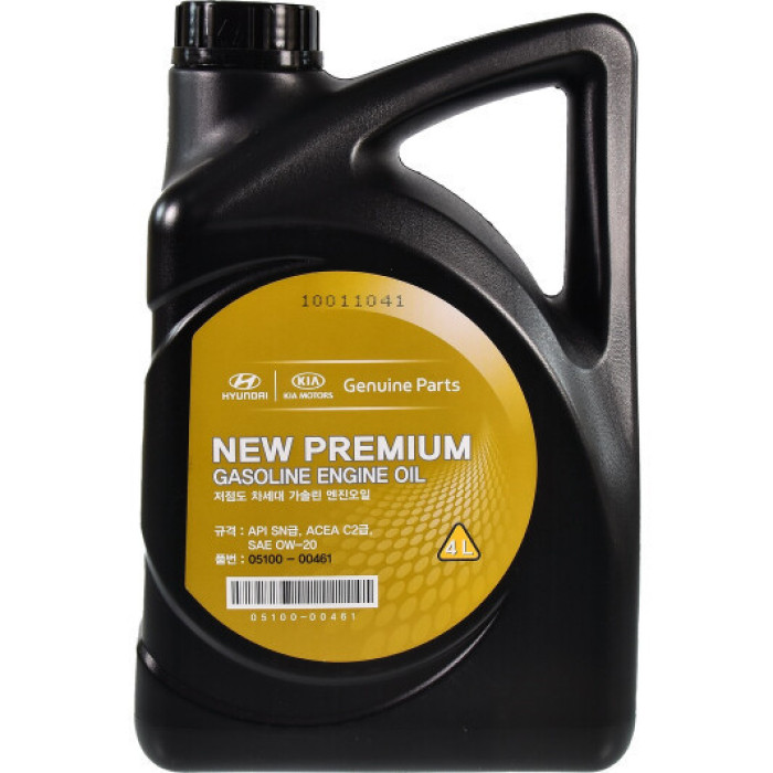 Моторна олива Mobis New Premium Gasoline 0W-20 4л (0510000461)