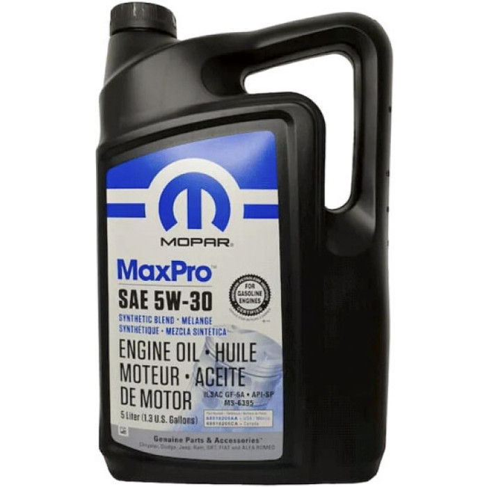 Моторна олива Mopar MaxPro 5W-30 5л (68518205AA)