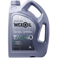 Моторна олива Wexoil Diesel Optima 15W-40 Cd/sf 5л (9556)