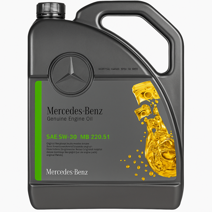 Моторна олива Mercedes-Benz 229.51 5W-30 5л (A000989690613ABDE)