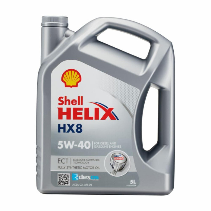 Моторна олива Shell Helix HX8 ECT 5W-40 5л (550046689)