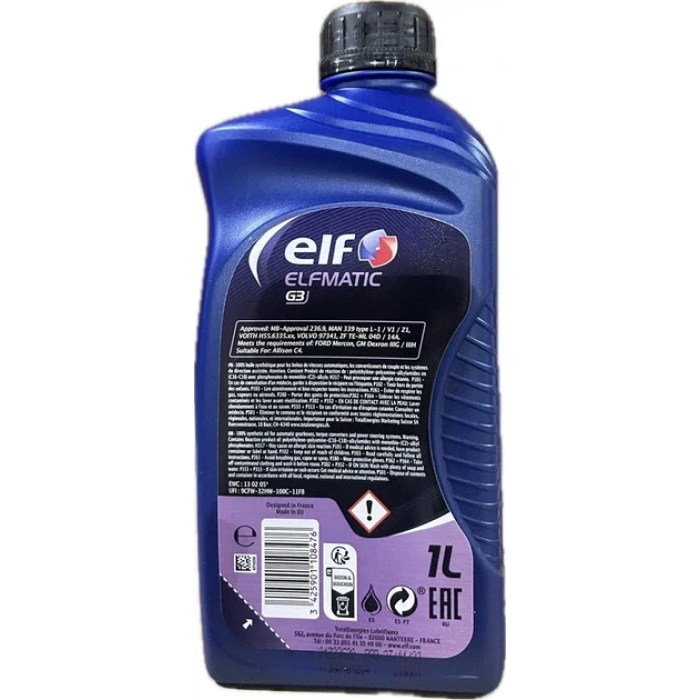Трансмісійна рідина Elfmatic G3 1л (213861)