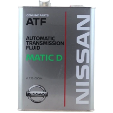 Трансмісійна рідина Nissan Matic Fluid-D 4л (KLE2200004)