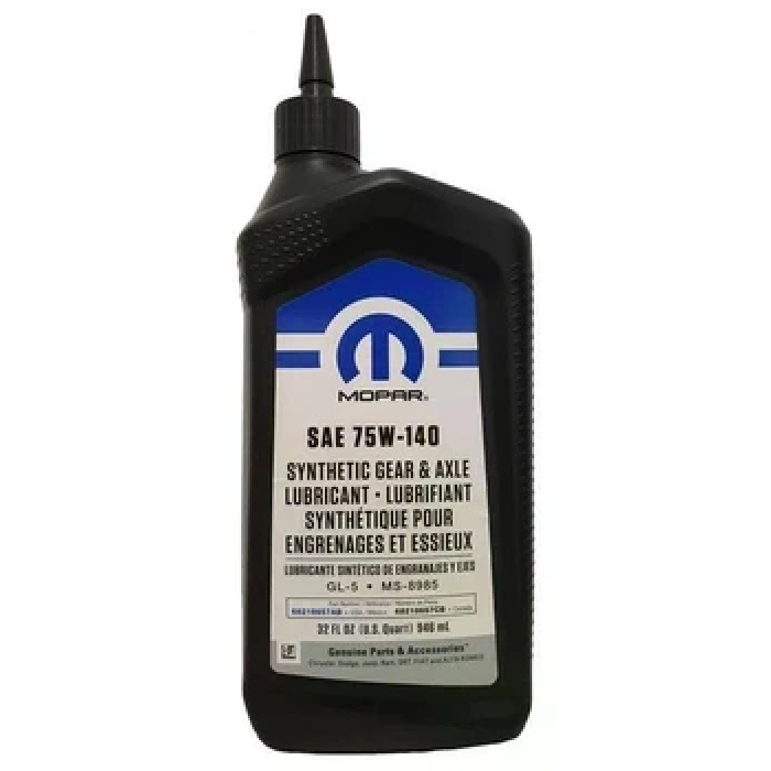 Трансмісійна рідина Mopar Gear Oil 75W-140GL-5 0.946л (68218657AB)