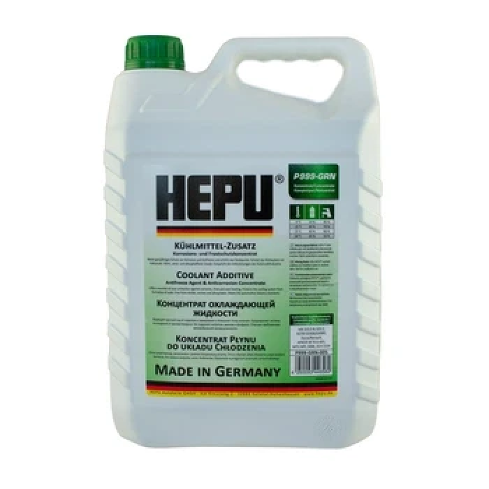 Охолоджувальна рідина Hepu Антифриз-концентрат Hepu Antifreeze (зелений) G11 5л (P999-GRN-005)