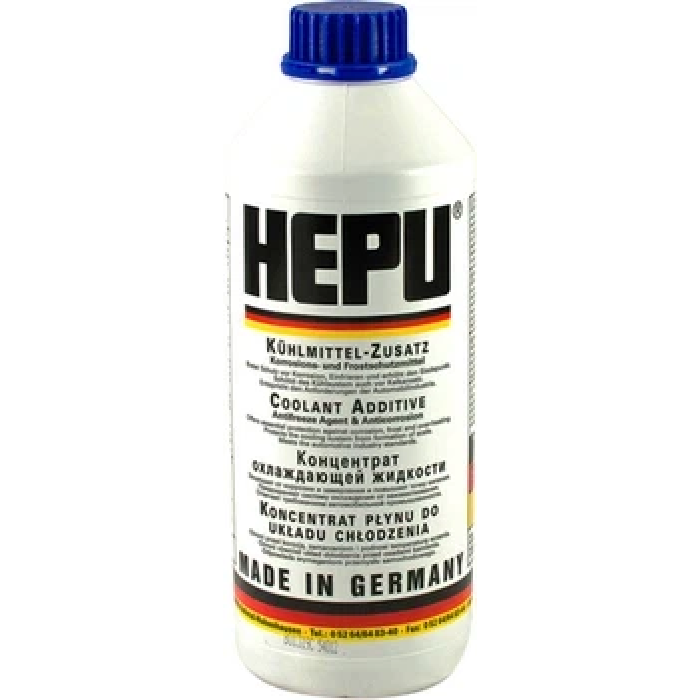 Охолоджувальна рідина Hepu Антифриз-концентрат Hepu Antifreeze (синій) G11 1.5л (P999)
