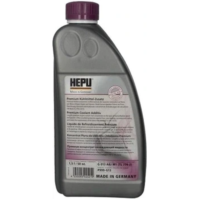 Охолоджувальна рідина Hepu Антифриз-концентрат Hepu Antifreeze (фіолетовий) G13 1.5л (P999-G13)