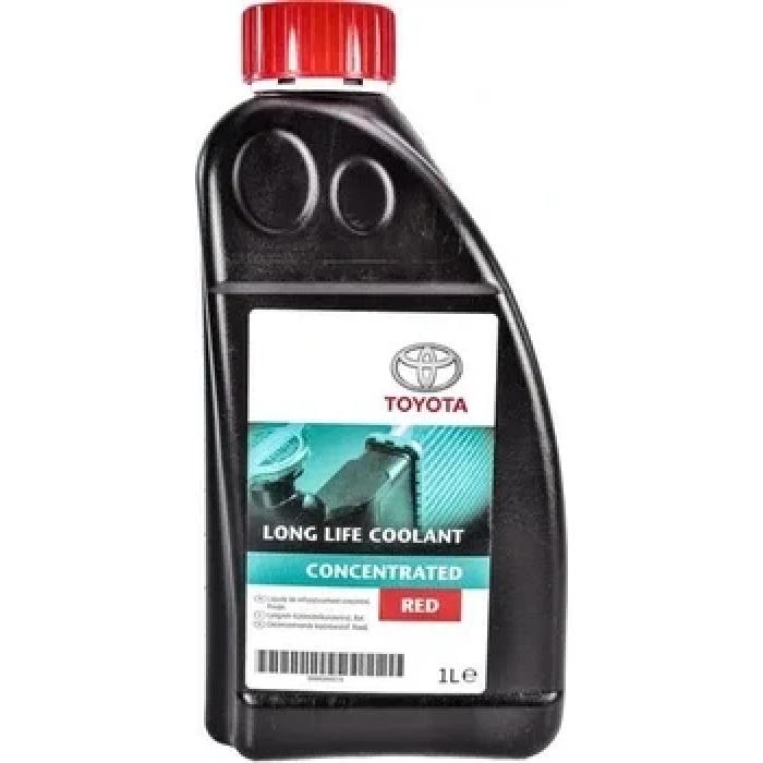 Охолоджувальна рідина Toyota Антифриз концентрат Toyota LL Coolant Concentrated (червоний) 1л (0888980015)