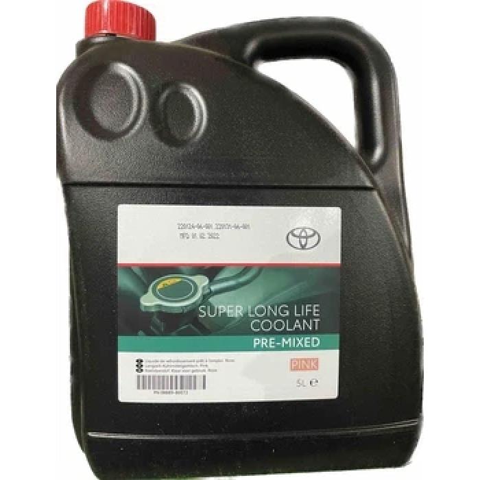 Охолоджувальна рідина Toyota Антифриз Toyota Super LL Coolant Pre-Mixed (розовый) 5л (0888980072)