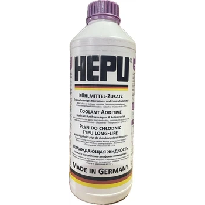 Охолоджувальна рідина Hepu Антифриз Hepu Antifreeze фіолетовий G12+ готовий 1.5л (P900-RM12-PLUS-12)