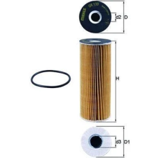 Оливний фільтр Mahle / Knecht OX133D