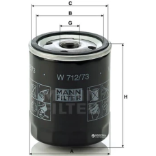 Оливний фільтр Mann-Filter W 712/73 (W 712/73)
