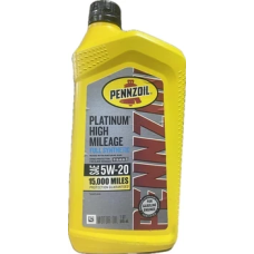 Моторна олива Pennzoil Platinum High Mileage Full Synthetic 5W-20 0.946л (550042724)