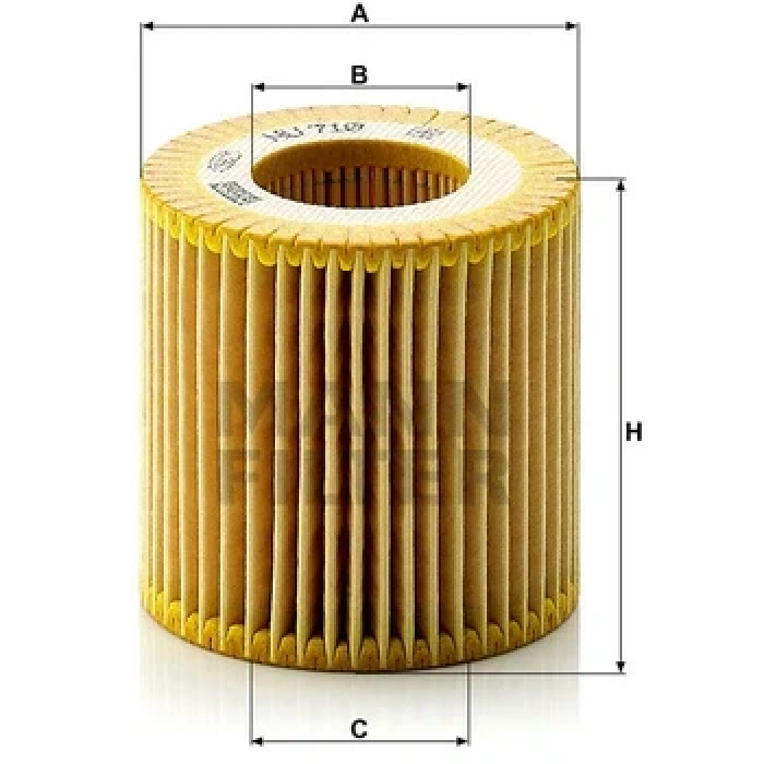 Оливний фільтр Mann-Filter HU710X (HU710X)