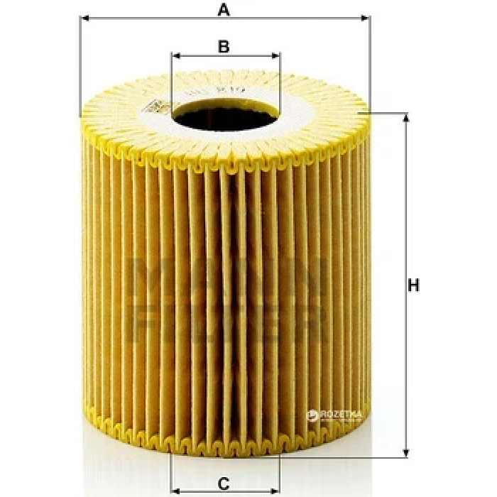 Оливний фільтр Mann-Filter HU819X (HU819X)