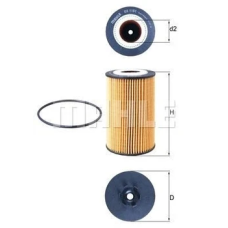 Оливний фільтр Mahle / Knecht OX1161D