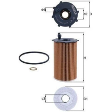 Оливний фільтр Mahle / Knecht OX417D