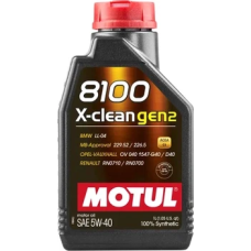 Моторна олива Motul 8100 X-clean GEN2 5W-40 1л (109761)