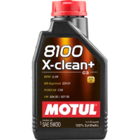 Моторна олива Motul 8100 X-clean+ 5W-30 1л (106376)