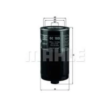 Оливний фільтр Mahle / Knecht OC1051