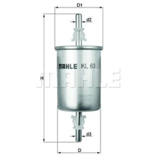Паливний фільтр Mahle / Knecht KL83