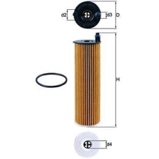 Оливний фільтр Mahle / Knecht OX823/6D