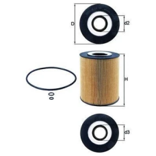 Оливний фільтр Mahle / Knecht OX146D