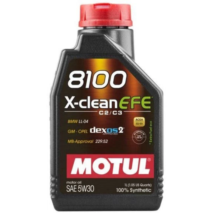 Моторна олива Motul 8100 X-clean EFE 5W-30 1л (109470)