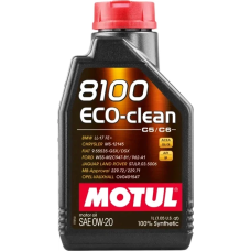 Моторна олива Motul 8100 Eco-clean 0W-20 1л (108813)