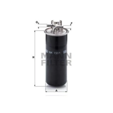 Паливний фільтр Mann-Filter WK735/1 (WK735/1)