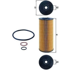 Оливний фільтр Mahle / Knecht OX137D2