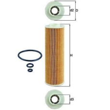Оливний фільтр Mahle / Knecht OX183/5D1