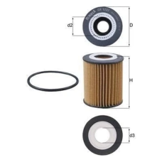 Оливний фільтр Mahle / Knecht OX1237D